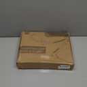 Drdefi 10X Square Magnifying Glass with Light and Stand, Real Glass LED Lighted Magnifier, 5 Color Modes Stepless Dimmable, Hands-Free Mag Desk Lamp with Clamp for Reading Craft Hobby Close Work Black