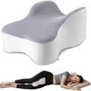 UTJZIB Knee & Leg Pillow for Side Sleepers - Cooling Longer Memory Foam Leg Pillow for Side Sleeping, Support Between Legs, Soothing and Relief for Hip, Sciatica, Back, Knees Spine & Joints Pain