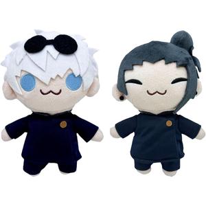 Anime Geto Suguru Plush Doll Figures, Cute Cartoon Soft Stuffed Throw Hug Pillow Cushion Home Decoration Collectible Gift for Fans 21cm/ 8.26 inch