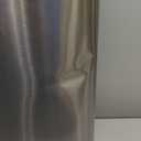 GarveeHome 2 x 8 gal Stainless Steel Double Trash Can with Lid for Kitchen, Large Dual Trash and Recycle Bin Combo, Step-on Kitchen Metal Garbage Cans, PP Inner Buckets, Liner Rim, Silver