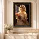 Picrit 24x36 Gold Black Ornate Poster Frame, Shatterproof Cover, 1 Pack