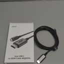 acer USB C to HDMI Cable for Home Office 6.6FT (4K@60Hz), Thunderbolt 4/3 Compatible, High-Speed Type C to HDMI 2.0 Braided Cord for MacBook, iPhone 17/16 Pro/Max, iMac, iPad Pro, Galaxy S25, Surface