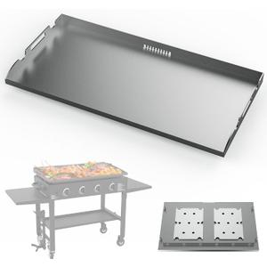 SafBbcue Upgrade 36" Griddle Replacement Top for Blackstone 36 inch 4 Burner Grill 1565 1841 2149 1560 1836 1984 Replacement Parts, 36 inch Flat Top Griddle with Handy Handle, Heavy Carbon Steel