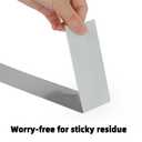 Silver Gray Duct Tape Heavy Duty Waterproof Outdoor Tape Flexible, No Residue,Tear by Hand - Bulk for Home Repairing, Outdoor Activities, Auto Repair, DIY Work (DTP-Sliver-2“*30 Yards *5 rolls)