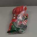 Gorkonpy Elf Costume for Girls Kids LED Light Up Elf Dress for Christmas Girl (5-6 Years, Red)