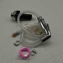 iFealClear Universal Kitchen Side Sprayer Compatible with Moen Faucet, Kitchen Sink Faucet Sprayer Replacement with Quick Connector/Hose/Holder, Pull Out Kitchen Sprayer Head, Easy to Install, Chrome