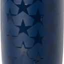 Simple Modern 4th of July Signature Voyager | 16oz Travel Coffee Mug Tumbler with 360 Lid | Gifts for Women Men | Ceramic-Lined Insulated Stainless Steel Cold Brew Iced Coffee Cup | Stars Navy
