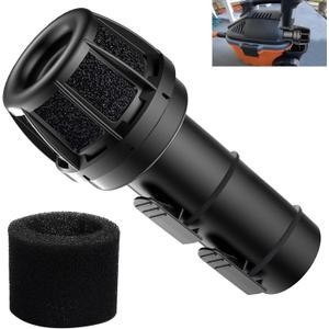 VT2525 & WS25025A 2.5 Inch Muffler/Diffuser Accessory for Ridgid Wet/Dry Vacuums, Fits Most Vacs With A Standard 2-1/2" Exhaust Port, To Reduce Blowing Dust and Debris
