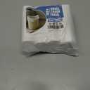 2 x Small Trash Bags 4 Gallon - 100 Count 4 Gallon Trash Bag, Unscented Small Garbage Bags Bathroom Trash Bags, White 4 Gal Trash Can Liners