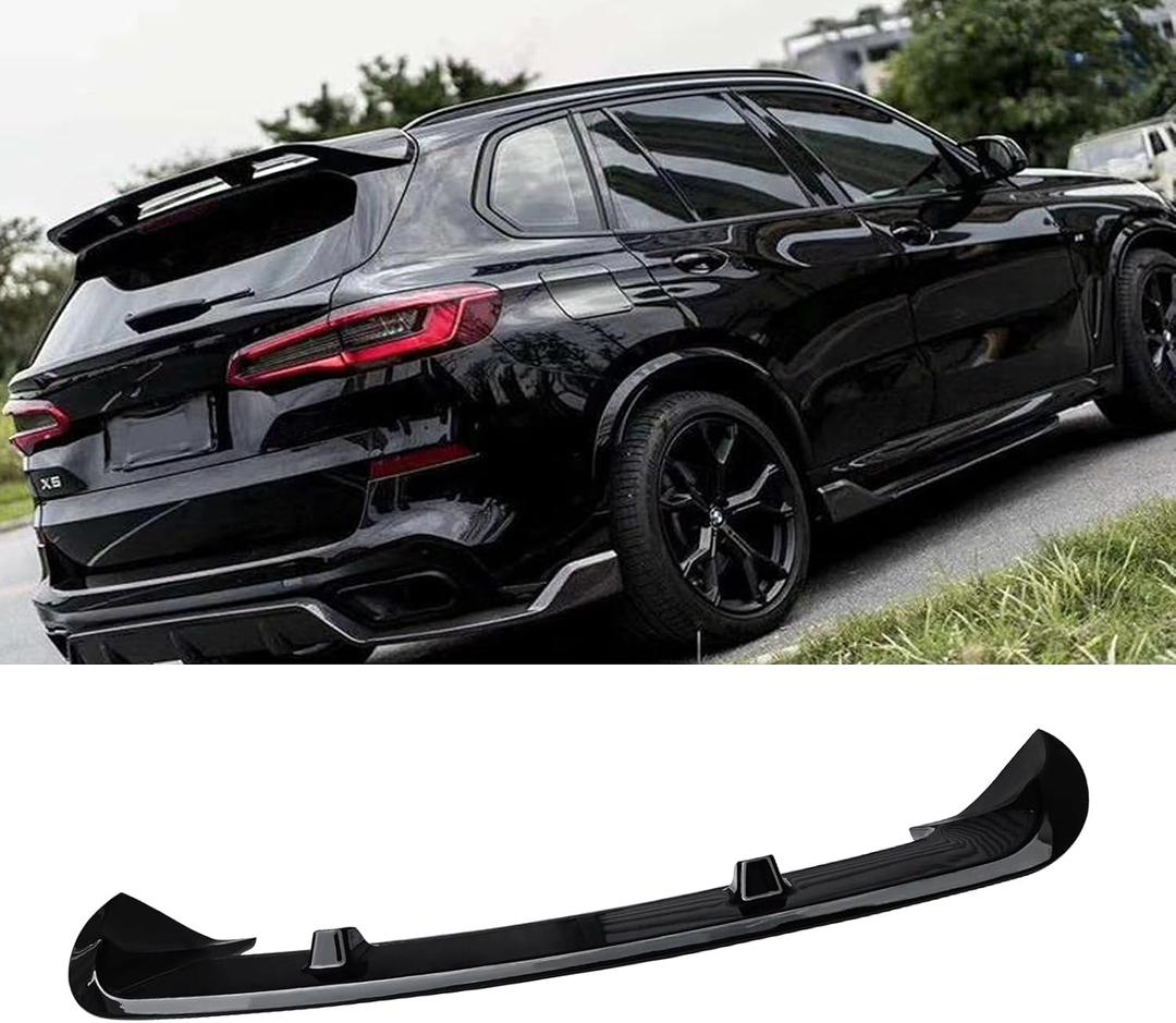 NINTE Rear Spoiler Roof Spoiler for BMW X5 G05 2019 2020 2021 2022 2023 2024 2025 ABS Painted Gloss Black Rear Trunk Window Roof Top Spoiler Wing