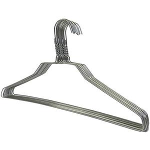 Pack of 20 Wire Hangers Steel Metal Drip Dry Coat Clothes Hangers