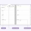 2 x 2026 Planner, Weekly and Monthly Calendar Planning Agenda, Jan 2026 - Dec 2026, Academic Planner Book, Desk Accessories and Office Supplies for women & men - A5 (6.3'' x 8.5'')