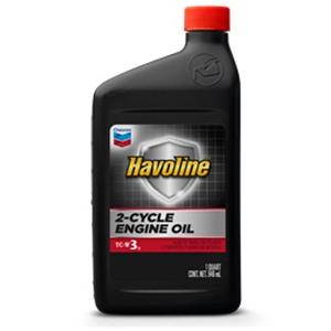 Chevron Havoline® 2-Cycle Engine Oil is a General Purpose Oil for Air and Water Cooled 2-cycle Engines