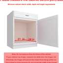 Wooden Pull out Cabinet Organizer 20" W x 21" D x 3.35" H, Heavy Duty Slide Out Drawers Pull-Out Home Organizers for Kitchen Cabinets