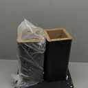 MECCANIXITY Wood Speaker Stands, 2 Pack 11.8 Inch (30cm) Universal Speaker Stand Hollowed Bases Enhanced Audio Listening for Home Theaters Cinema