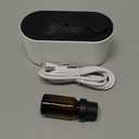 Lecdura Waterless Diffuser for Essential Oil, Battery Operated Scent Air Aromatherapy Diffuser, Mini Aroma Diffusers with 3 Intermittent Mist Modes, Cycle Start for 400700 sq.ft Home Office Bedroom.