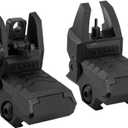 GVN Flip up Battle Iron Sights Front and Rear Sights for Rail