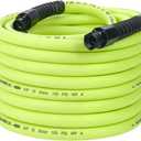 Flexzilla Pro Water Hose with Reusable Fittings, 5/8 in. x 100 ft., Heavy Duty, Lightweight, Drinking Water Safe, ZillaGreen - HFZWP5100-E