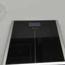 Etekcity Bathroom Scale for Body Weight, Highly Accurate Digital Electronic Weighing Machine for People, LCD Display, Large Size, 6mm Tempered Glass for Safe Home Use, Batteries Included, 400 lbs (Black)