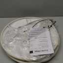 Bell Lamp Shades Set of 2, 6"Top x 13"Bottom x 10"High, Beige Shade Replacement for Table Lamps, Floor Lamps, Fabric Natural Linen Hand Crafted(Spider Fitter), Harp Holders Included, Assembly Required