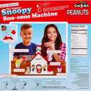Cra-Z-Art Snoopy SNO-Cone Machine, Snow Cone Shaved Ice Maker Ice Shaver, Snoopy House Shaped Shaved Ice Maker Comes with Fruit Punch Flavor Packet, Ages 6 and Up, White