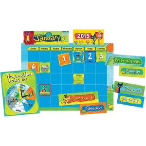 Edupress Pete the Cat Calendar Kit (EP62388), 23.8" x 17.5"
