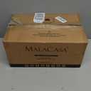 MALACASA 3 Tier Serving Trays for Party, Porcelain Serving Platters and Trays, 12 Inch Tiered Tray Stand, Fruit Tray, Trays for Serving Food, White Dessert Stand with Collapsible Sturdier Metal Rack