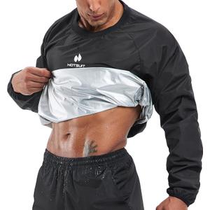 HOTSUIT Men Sauna Suit Sweat Suits Durable Gym Exercise Workout Jacket Large