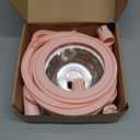 Raised Cat Bowls, Indoor Cats with Height-Adjustable Stand, Non-Slip Stainless Steel Bowls, 15° Tilted Cat Food Bowls (3-Pack, Pink)