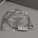 sumerain 48 Inch Length Faucet Flexible Hose 1/2-inch FIP x 3/8-inch Compression Braided Stainless Steel Supply Lines for Bathroom Faucet, Pack of 2