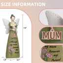 Mom Birthday Gifts,Mom Friend Birthday Gifts for Women,Mothers Figurine Gifts,Angel Figurine for Mothers Day,Sculpted Hand-Painted Figurine