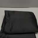 NICETOWN Pitch Black Solid Thermal Insulated Grommet Blackout Curtains/Drapes for Bedroom Window (2 Panels, 42 inches Wide by 63 inches Long, Black)