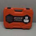 117 Pieces 1/4 and 3/8 inch Drive Socket Ratchet Wrench Set, Metric/SAE Size, with Bit Socket Set and Extension Bar for Auto Repairing and Household, with Storage Case