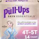 Pull-Ups Girls' Skin Essentials Potty Training Pants, Training Underwear, 4T-5T (38-50 lbs), 14 Ct
