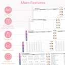 5 x 2026 Appointment Book, 30 Minutes-Hourly, Weekly  Monthly Calendar Planner 2026, Jan 2026 - Dec 2026, 6.2'' x 8.4'', 2026 Daily Planner with Tabs Pocket, Flexible Cover, Great for Office, Home, School (Pink)