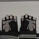 SIMARI Breathable Workout Gloves for Men Women, Padded Weight Lifting Gloves with Wrist Wraps Support, Full Palm Protection, Grip for Gym Training, Fitness, Weightlifting, Exercise Fingerless Black Size M