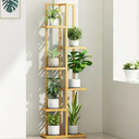 Plant Stands Indoor With Grow Light For Indoor Plants Multiple - 62" Tall Indoor Shelf With Anti-Tipping Device, Black Metal Flower Holder Rack