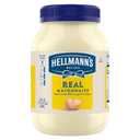 Hellmann's Mayonnaise Real Mayo 1 ct For A Creamy Sandwich Spread or Condiment Rich in Omega-3 ALA, Gluten Free 30 oz, Best By: 03/30/2025