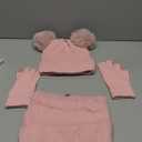 Ultra-Soft Kids Set Plush Hat Scarf Mittens
