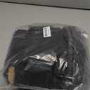 Kuoser Dog Winter Coat Waterproof Dog Snow Jacket, Warm Fleece Lined Pet Turtleneck Snowsuit Puppy Cold Weather Coats with Harness Hole, Adjustable Winter Vest for Medium Large Dogs, Grey, L