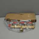 Garden Hose Splitter, 3/4 Rust and Freeze Resistant Outdoor Hose Manifold with 4 Red Extra Long Handles Faucet Adapter-Heavy Duty Brass 4-Way Valve