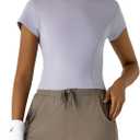 Workout Tops for Women Athletic Tops Short Sleeve Shirts-Cropped Slim Fit Gym Running Yoga T Shirts (S)