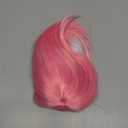 PLULON Pink Bob Wig with Heart Sunglasses and Hair Cap, Colorful Short Bob Wigs Synthetic Party Wigs Funny Cosplay Hairpieces for Women Men Daily Bachelorette Halloween Costume Party Decorations