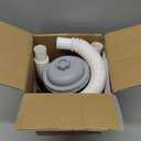 Effective Filter Pump, Air Release Valve, 300GPH Rate, for Pool, Swimming Pool, Garden, Gray Color 1.5in Thread 15W Power