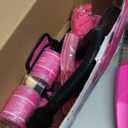 ThinkLearn Car Cleaning Kit, Car Vacuum Detailing Kit Interior with High Power Handheld Vacuum, Including 7Pcs Detailing Brush Set, Windshield Cleaner, Pink Car Accessories for Women