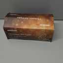 JMEXSUSS Blue Christmas Net Lights 360 LED 12ft x 5ft Bush Lights Plug in Outdoor 8 Modes Connectable for Christmas Bush Decorations, Clear Wire