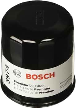 BOSCH 3974 Premium Engine Oil Filter with FILTECH Filtration Technology