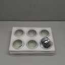 6 Pcs Disco Ball Vase Disco Ball Planter for Centerpieces Disco Ball Decor Flower Vase with Silver Mirror Glass for Wedding, Birthday, Party (3" X 4")