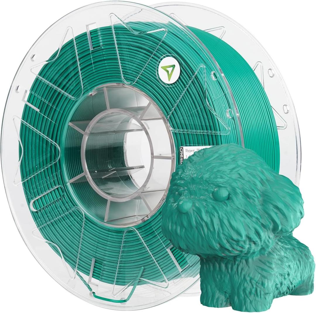 Creality Hyper PLA Filament 1.75mm, RFID 3D Printer Filament for High-Speed Printing up to 600mm/s, 0.03mm Accuracy, 1KG/Spool (2.2lbs), 3D Printing Filament for Most 3D Printers (Teal)