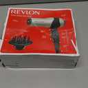 REVLON Turbo Hair Dryer | 1875 Watts of Maximum Shine, Fast Dry (Silver)